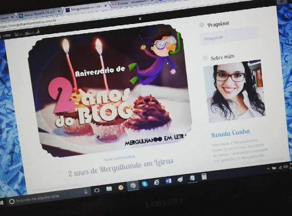 Blog Mergulhando em Letras